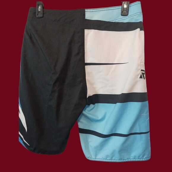 Rip Curl Mens Fanning Eagle Pro Boardshort Blue & Black Size 34 - Picture 4 of 13